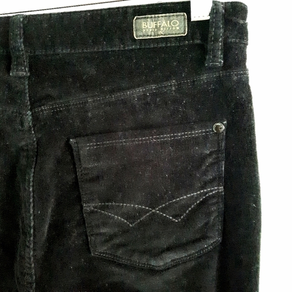 BUFFALO Black Corduroy jeans Mid rise slim new condition size 6/30 stret… - Picture 7 of 12